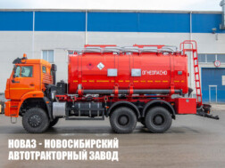 Топливозаправщик объёмом 15 м³ с 2 секциями цистерны на базе КАМАЗ 65115 модели 7640