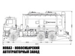Автотопливозаправщик объёмом 20 м³ с 2 секциями на базе КАМАЗ 6522 модели 7792 (фото 2)