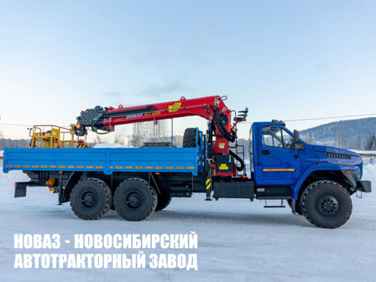 Бортовой автомобиль Урал NEXT 4320 с манипулятором INMAN IT 200 до 7,2 тонны с люлькой модели 8320 (фото 1)