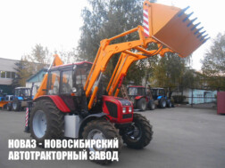 Экскаватор‑погрузчик ДЭМ‑114 на базе трактора МТЗ Беларус 92П