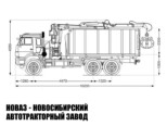 Ломовоз КАМАЗ 65115 с манипулятором ВЕЛМАШ VM10L74M до 3,1 тонны модели 6522 (фото 2)