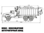 Ломовоз Урал 4320 с манипулятором ПЛ 70-01 до 1,4 тонны модели 1408 (фото 2)