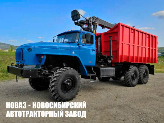 Ломовоз Урал 4320 с манипулятором СФ-65 до 2 тонн модели 777 (фото 1)