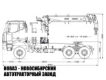 Седельный тягач FAW J6 CA3250 6х6 с манипулятором INMAN IT 150 до 7,1 тонны модели 9195 (фото 2)