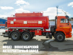 Топливозаправщик объёмом 17 м³ с 3 секциями цистерны на базе КАМАЗ 65115 модели 5589